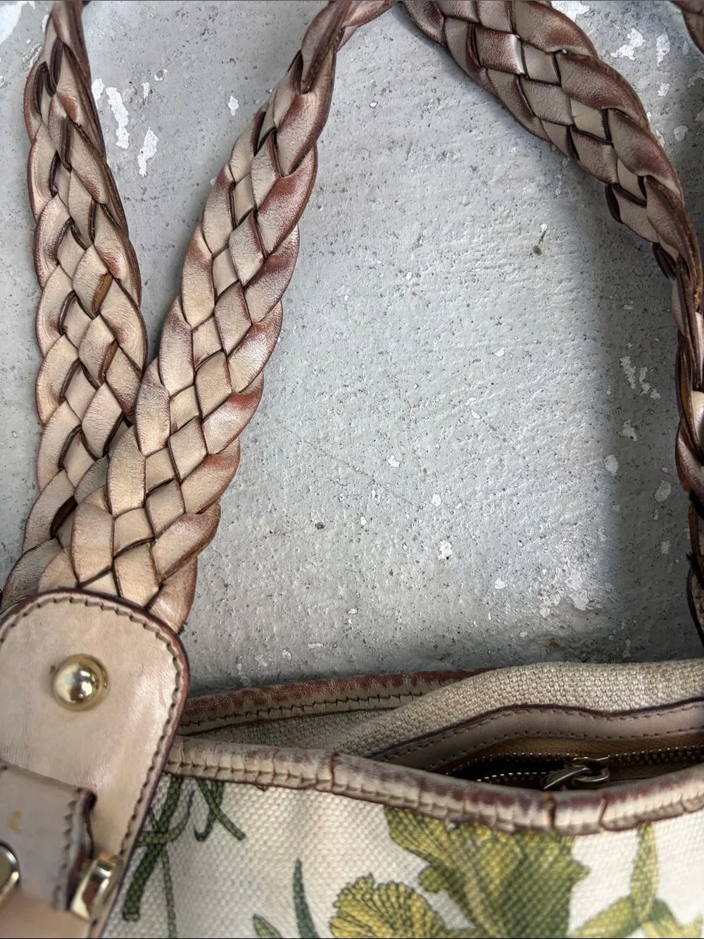 Gucci canvas floral Pelham Bag